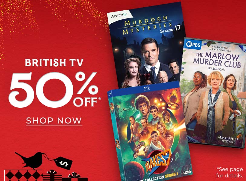 50% Off British TV. Shop Now